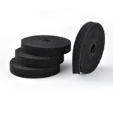 StarTech.com 4-pack 15ft (4.6m) Hook and Loop Roll, 0.5in Wide, Black, Cut-to-Size Reusable Cable Ties, Fastener Tape, Adjustable Fabric Wraps, Bulk Roll
