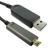 Cables Direct AOCUSB3C-921-10 USB cable USB 3.2 Gen 1 (3.1 Gen 1) 10 m USB A USB C Black