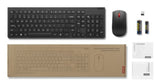 Lenovo 4X31N50708 keyboard Mouse included Universal RF Wireless QWERTY US English Black