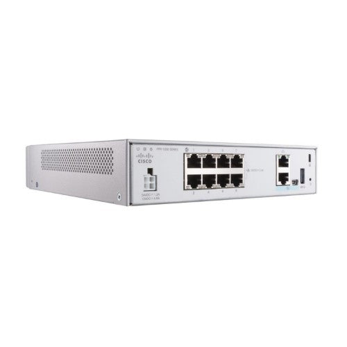 Cisco Secure Firewall: Firepower 1010 Security Appliance with ASA Software, 8 Gigabit Ethernet (GbE) Ports, Up to 2 Gbps Throughput, 90-Day Limited Warranty (FPR1010-ASA-K9)