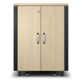 APC NetShelter Soundproof, 17U, Server Rack Enclosure, 230V, Maple