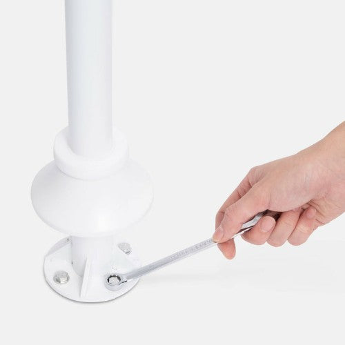 Bouncepad Floorstanding Slim tablet security enclosure 31.5 cm (12.4") White