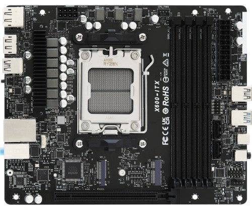 Asrock DeskMeet X600 Desktop Black AMD X600 Socket AM5