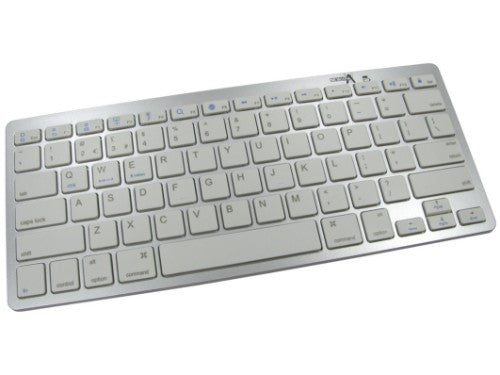 Cables Direct NLMS-KB001 mobile device keyboard Grey, White Bluetooth