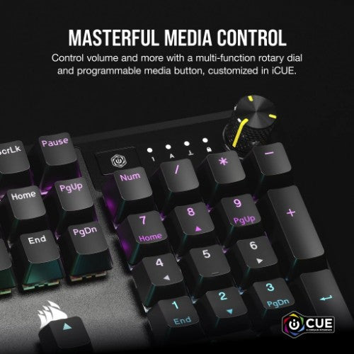 Corsair K70 CORE RGB keyboard Gaming USB QWERTY UK English Black