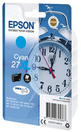 Epson C13T27124010/27XL Ink cartridge cyan high-capacity, 1.1K pages 10.4ml for Epson WF 3620
