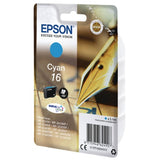 Epson C13T16224012/16 Ink cartridge cyan, 165 pages 3,1ml for Epson WF 2010/2660/2750