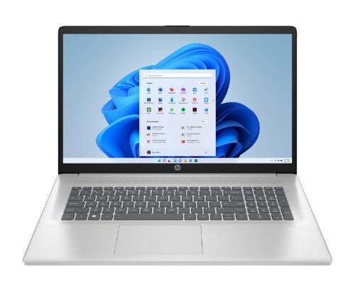 HP 17-cp2003na AMD Ryzen™ 5 7520U Laptop 43.9 cm (17.3") Full HD 8 GB LPDDR5-SDRAM 512 GB SSD Wi-Fi 5 (802.11ac) Windows 11 Home Silver