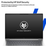 HP EliteBook 6 G1a 16 inch Notebook AI PC Wolf Pro Security Edition AMD Ryzen™ 5 230 Laptop 40.6 cm (16") WUXGA 16 GB DDR5-SDRAM 512 GB SSD Wi-Fi 7 (802.11be) Windows 11 Pro Silver
