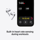Apple AirPods Pro (3rd generation) Headset True Wireless Stereo (TWS) In-ear Calls/Music/Sport/Everyday Bluetooth White