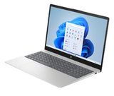 HP 15-fc0053na AMD Ryzen™ 3 7320U Laptop 39.6 cm (15.6") Full HD 8 GB LPDDR5-SDRAM 512 GB SSD Wi-Fi 6 (802.11ax) Windows 11 Home Silver