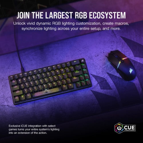 Corsair K65 PRO MINI RGB keyboard Gaming USB QWERTY UK English Black