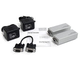 StarTech.com RS232 Serial over Cat5 Extender, 1 km (3300 ft) Range, Plug & Play, No Software, DB9 Serial Extension - TAA