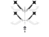 Multibrackets M VESA Gas Lift Arm Quad White