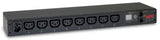 APC AP7820B power distribution unit (PDU) 8 AC outlet(s) 0U/1U Black
