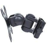 Manhattan Wall Mount for TV & Monitors (Tilt and Swivel 2 pivots), For screens 13" to 27", VESA compatability: 75x75mm and 100x100mm - check the dimensions of the four mounting holes on back of screen to ensure it fits, Max 12kg, Black, Bracket