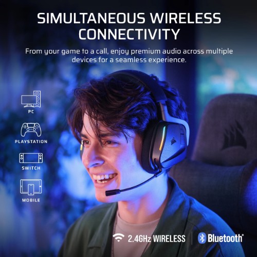 Corsair VOID v2 MAX WIRELESS Headset Head-band Gaming Bluetooth Black