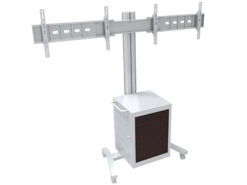 Multibrackets M Public Display Stand 180 Dual MediaBox4 Silver