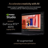 ASUS ProArt PX13 HN7306WI-LX017W Copilot+ PC AMD Ryzen AI 9 HX 370 Hybrid (2-in-1) 33.8 cm (13.3") Touchscreen 3K 32 GB LPDDR5x-SDRAM 2 TB SSD NVIDIA GeForce RTX 4070 Wi-Fi 7 (802.11be) Windows 11 Home Black