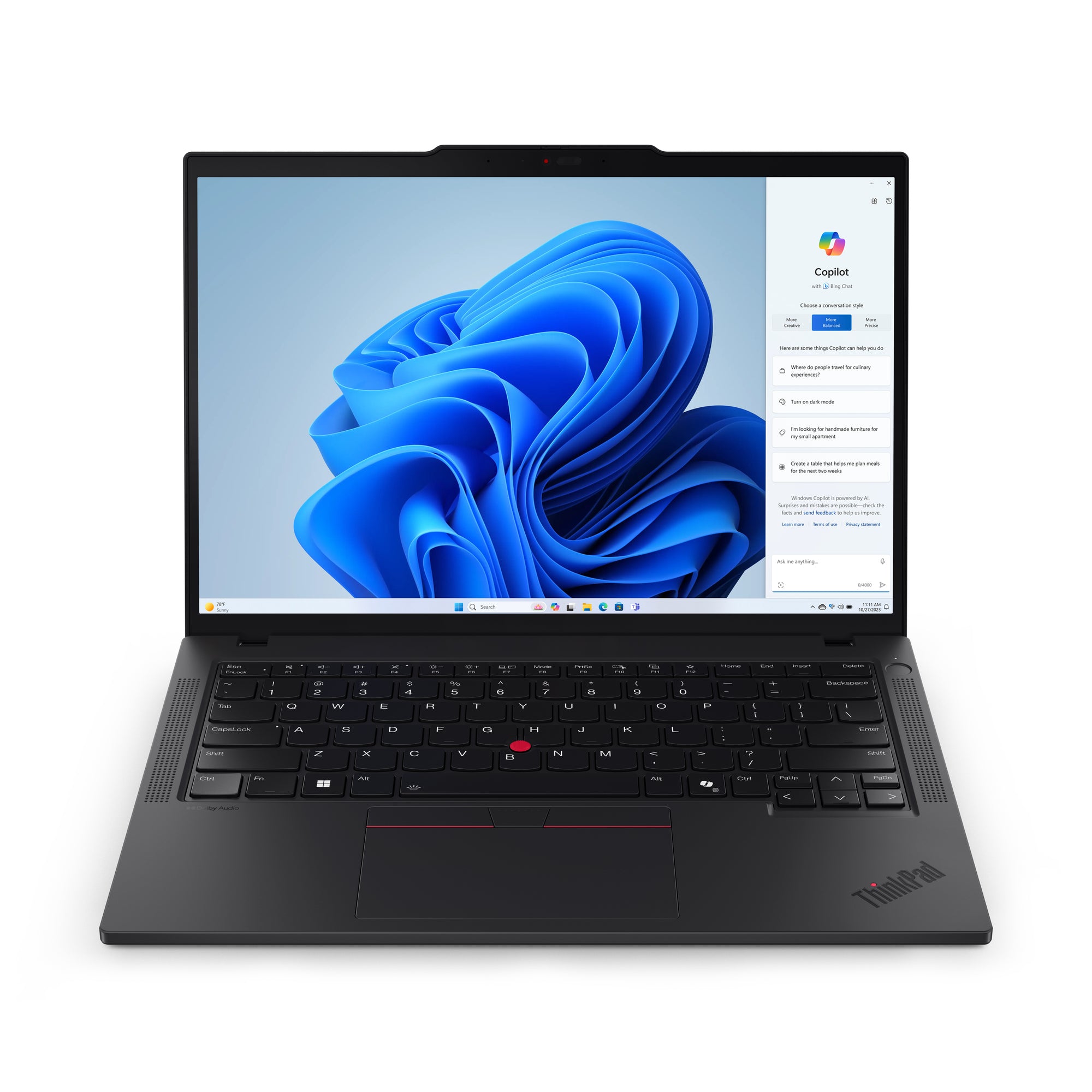 Lenovo ThinkPad T14 Intel Core Ultra 5 125U Laptop 35.6 cm (14") WUXGA 16 GB DDR5-SDRAM 512 GB SSD Wi-Fi 6E (802.11ax) Windows 11 Pro Black  - Computers - Lenovo