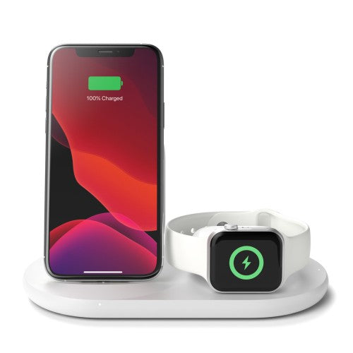 Belkin BOOST↑CHARGE Headphones, Smartphone, Smartwatch White AC Wireless charging Indoor