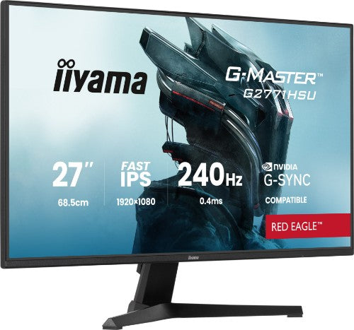 iiyama G-MASTER G2771HSU-B1 computer monitor 68.6 cm (27") 1920 x 1080 pixels Full HD Black