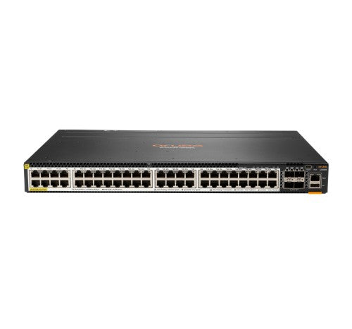 HPE Aruba Networking CX 6300M 48‑port Smart Rate 1/2.5/5GbE Class 6 PoE & 4‑port SFP56 Managed L3 Power over Ethernet (PoE) 1U Grey