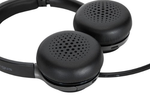 Targus AEH104GL headphones/headset Wired & Wireless Head-band Calls/Music USB Type-C Bluetooth Black
