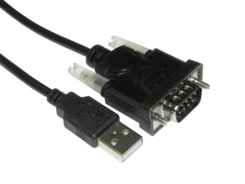 Cables Direct CDLSB-901 serial cable Black 1 m USB Type-A DB-9