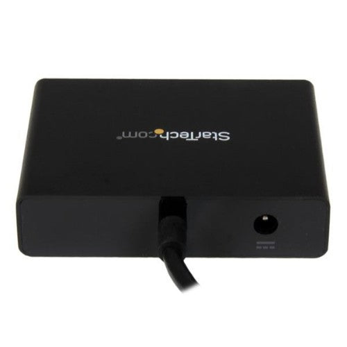 StarTech.com 3-Port Multi Monitor Adapter - DisplayPort 1.2 MST Hub to Dual 4K 30Hz & 1x 1080p - Video Splitter for Extended Desktop Mode on Windows PCs Only - DP to 3x DP Monitors