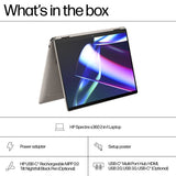 HP Spectre x360 14-eu0006na Intel Core Ultra 5 125H Hybrid (2-in-1) 35.6 cm (14") Touchscreen 3K 16 GB LPDDR5x-SDRAM 512 GB SSD Wi-Fi 6E (802.11ax) Windows 11 Home AI PC Black