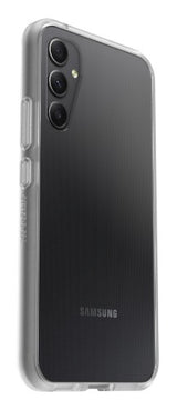 OtterBox React Case for Galaxy A34 5G, Shockproof, Drop proof, Ultra-Slim, Protective Thin Case, Tested to Military Standard, Antimicrobial Protection, clear, No Retail Packaging