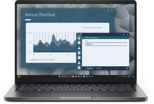 DELL Pro 14 PC14255 AMD Ryzen™ 5 PRO PRO 230 Laptop 35.6 cm (14") Full HD+ 16 GB DDR5-SDRAM 512 GB SSD Wi-Fi 6E (802.11ax) Windows 11 Pro UK English Black