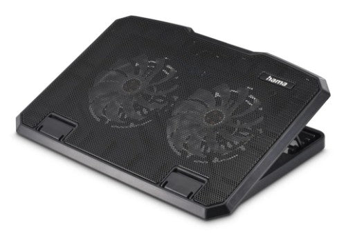 Hama Black Metal laptop cooling pad 39.6 cm (15.6")