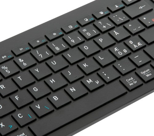 Targus AKB863NO keyboard Universal Bluetooth QWERTY Nordic Black