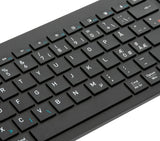 Targus AKB863NO keyboard Universal Bluetooth QWERTY Nordic Black