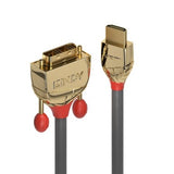Lindy 5m HDMI to DVI-D Cable, Gold Line
