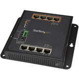 StarTech.com Industrial 8 Port Gigabit PoE Switch - 4 x PoE+ 30W - Power Over Ethernet - Hardened GbE Layer/L2 Managed Switch - Rugged High Power Gigabit Network Switch IP-30/-40C to +75C - TAA