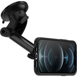 OtterBox Wireless Car Dashboard and Windshield Mount for MagSafe, Strong Magnetic Alignment and Attachment with MagSafe, Easily Adjustable and Secure Design, Compatbile with iPhone 14/iPhone 13/iPhone 12 Series, Black