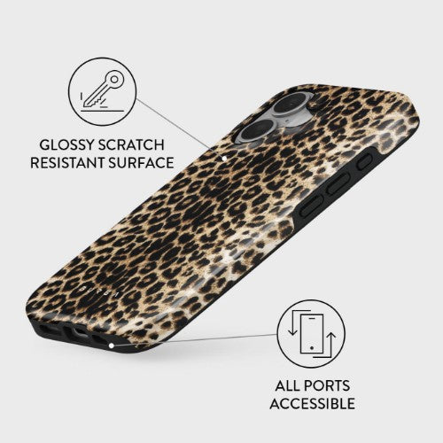 BURGA Player mobile phone case 15.5 cm (6.1") Cover Brown, Black