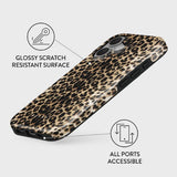 BURGA Player mobile phone case 15.5 cm (6.1") Cover Brown, Black
