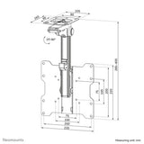 Neomounts FPMA-C020BLACK Monitor/TV mount ceiling 10-40" - h 26,5-40 cm
