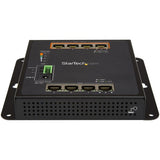 StarTech.com Industrial 8 Port Gigabit PoE Switch - 4 x PoE+ 30W - Power Over Ethernet - Hardened GbE Layer/L2 Managed Switch - Rugged High Power Gigabit Network Switch IP-30/-40C to +75C - TAA