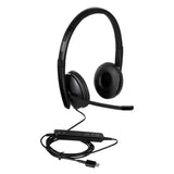 Lenovo 4XD1M45627 headphones/headset Wired Head-band USB Type-C Black