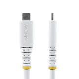StarTech.com 2m (6ft) USB4 Cable, 20Gbps, USB-IF Certified USB-C Cable, 240W PD EPR, 4K 120Hz DP 2.1, TPE Jacket, White USB-C Cord