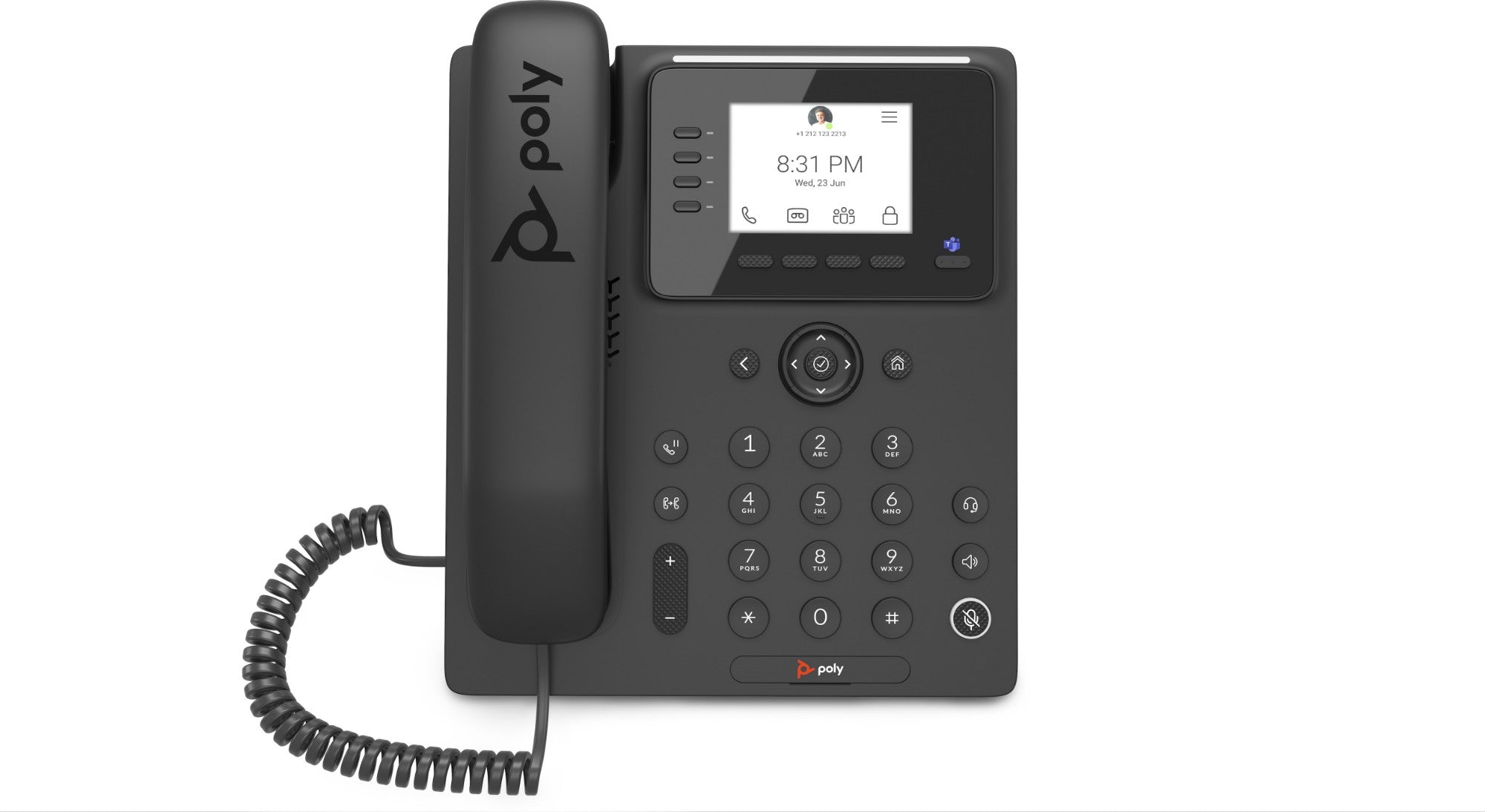 CCX 350 Business Media Phone for Microsoft Teams and PoE-enabled