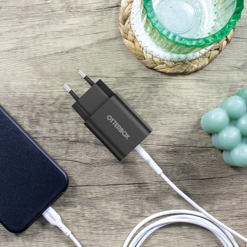 OtterBox Standard EU Wall Charger 20W - 1X USB-C 20W USB-PD Black