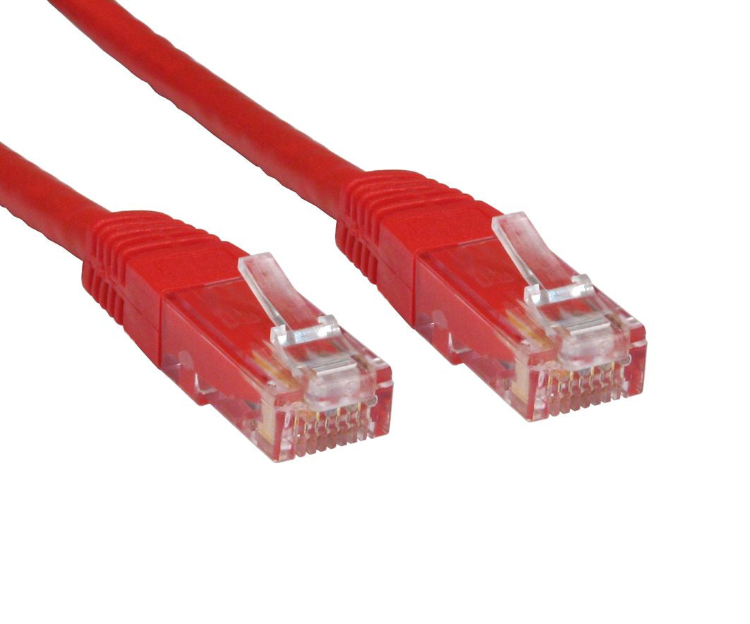 Cables Direct ERT-605R networking cable Red 5 m Cat6 U/UTP (UTP)  - Computer Cables - Cables Direct