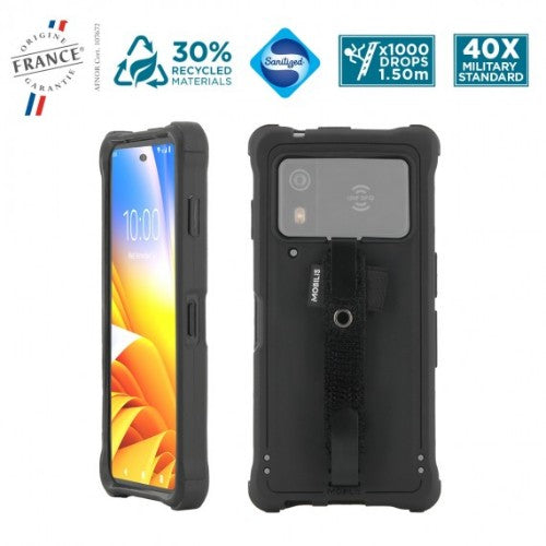 Mobilis 052061 mobile phone case 17 cm (6.7") Cover Black