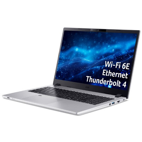 Acer TravelMate P2 (TMP215-55) - Intel Core 3, 8GB, 256GB SSD, 15.6" Full HD, Silver